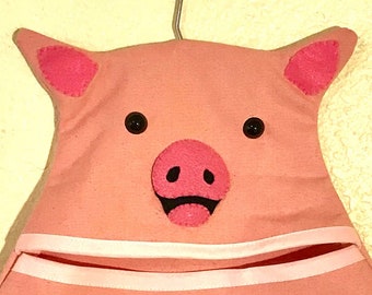 Laundry Pig Clothespin Holder Bag PDF Pattern