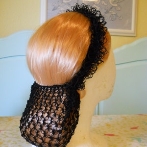 1940 Head Band Snood Crochet Pattern, Digital Crochet Pattern