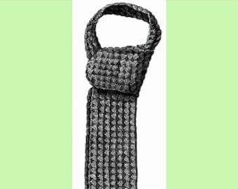 Vintage 1890 Silk Tie Crochet Pattern (Digital Download)
