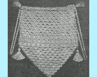 1921 Crochet Purse Pattern: Vintage Style Bag (Digital Pattern)