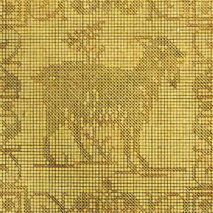 Vintage Goat Chart Pattern: Filet Crochet, Beading, Cross Stitch (Digital Download)