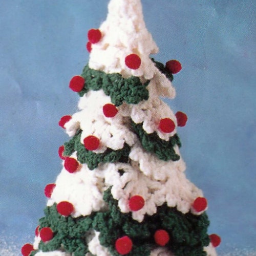 Vintage Crochet Christmas Tree Pattern Etsy
