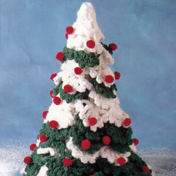 Vintage Crochet Christmas Tree PDF Pattern
