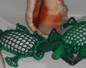 1949 Turtle Soap Saver Crochet Pattern, Digital Crochet Pattern