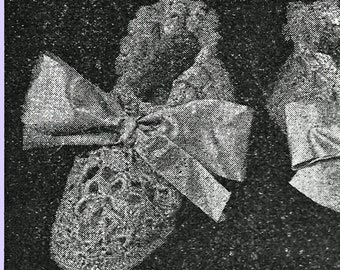 Vintage Crochet Adult Slipper Pattern from 1917, Digital Crochet Pattern