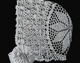 1915 Baby Bonnet Crochet Pattern