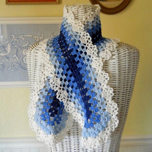 1861 Crochet Scarf Pattern from Godey&#39;s Lady&#39;s Book