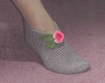 Easiest Crochet Slippers Pattern Ever, Vintage Crochet Slipper Pattern