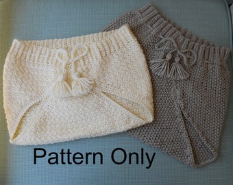 Knit and Crochet Diaper Cover Patterns from 1950, Digital Knit/Crochet Patterns