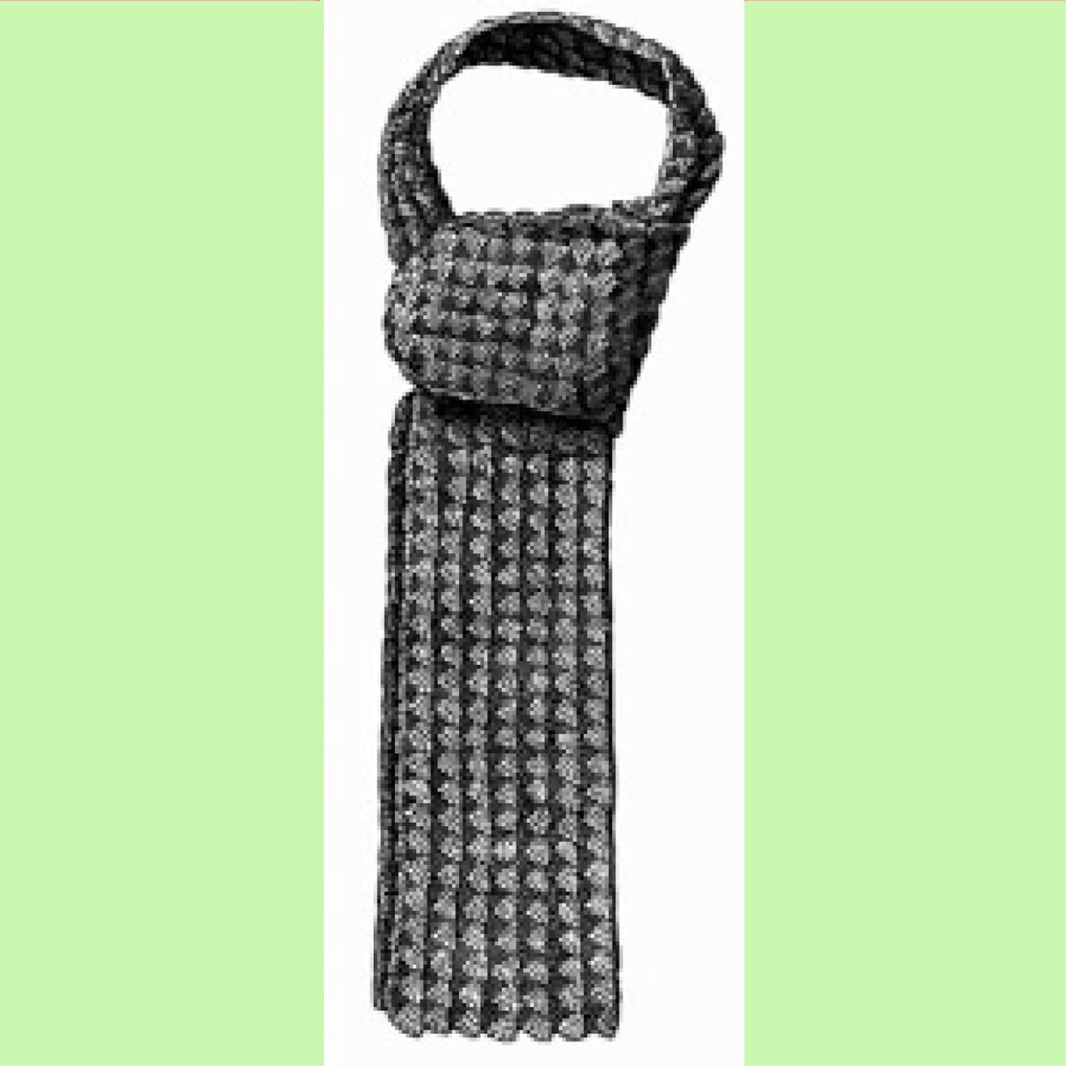 Vintage Silk Tie Crochet Pattern