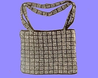 1924 Bead Crochet Purse Pattern, Digital Crochet Pattern