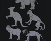 1919 Vintage Paper Animal Toy: Articulated Animal Set 2 (Digital Download)