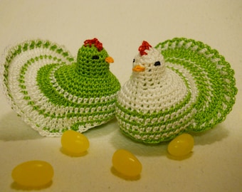 Crochet Hen Egg Cozy Pattern from Vintage Crochet Designs