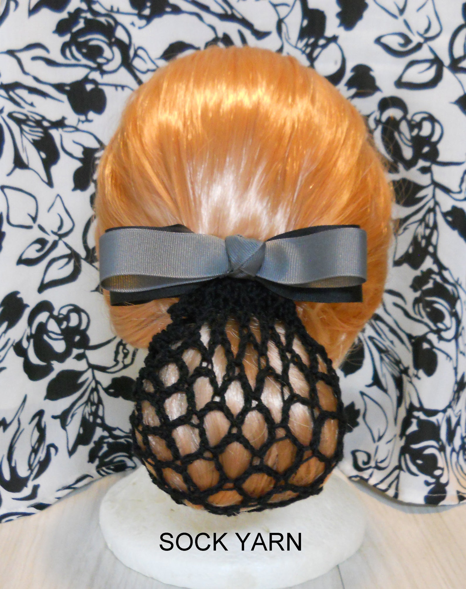 Barrette Hair Snood Crochet Pattern, Digital Crochet Pattern Etsy