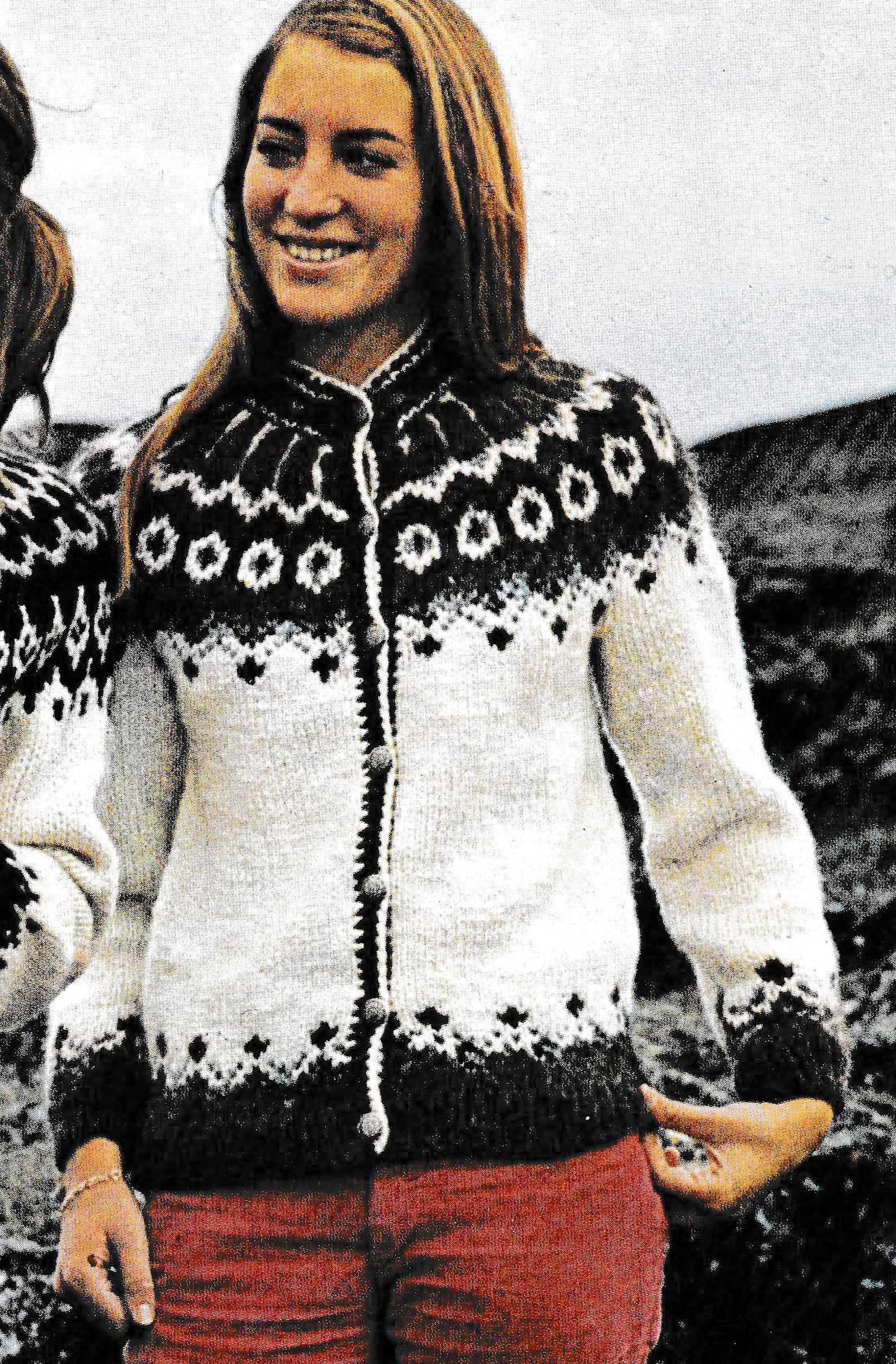 Vintage Icelandic Sweater Knitting Pattern PDF Ingeborg - Etsy