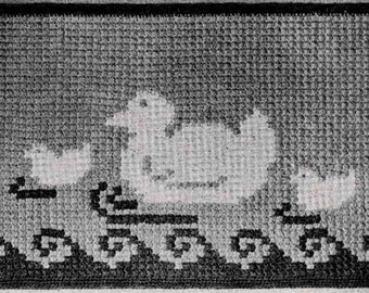 Duck Crochet Rug Pattern: Vintage 1941 Design (Digital Pattern)