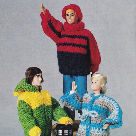 Patrones de chaquetas tejidas y tejidas a crochet de los años 70