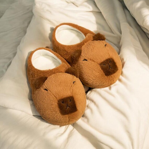 Beaver Slippers Cute Slippers House Slippers Slippers Women and Men Slippers Bridesmaid Slippers Bride Slippers Fluffy Slippers Etsy