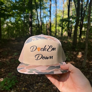 Duck Em Down Hat | duck hunter | waterfowl | hunting | bird hunting