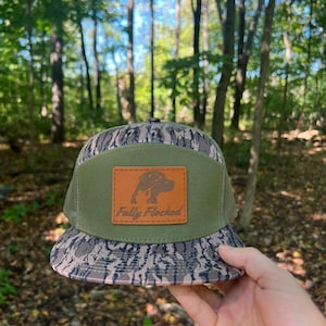 Fully Flocked Hat, Duck hunting hat, Duck hunting, Duck hunter, hunting hat, mallard hat
