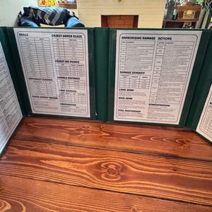 Dnd DM Screen Inserts - Printable, 5E, 2024 Rules (digital Download) - Etsy