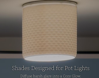 Recessed Light Glare Shade - Valec - Easy Install, Removable, Pot Light Cover