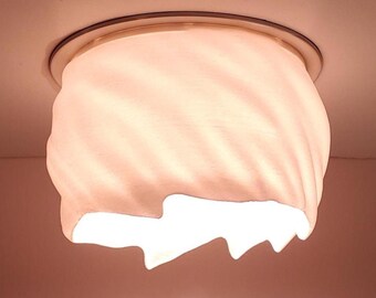 Down Light Shade - Melted Swirl- Glare Reduction Recessed Lighting Shade