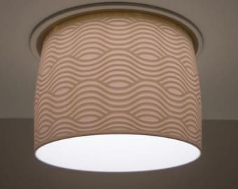 Down Light Shade - Interferometry - Diffuse Glare with Removable Recessed Lighting Shade