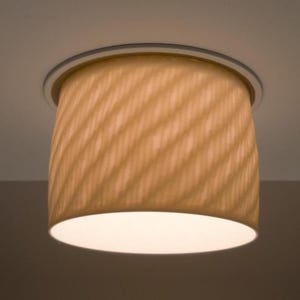 Down Light Shade - Fuzzy Knit - Diffuse Glare with Removable Recessed Lighting Shade