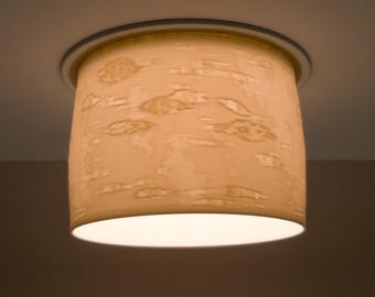 Down Light Shade - Birch - Diffuse Glare with Removable Recessed Lighting Shade