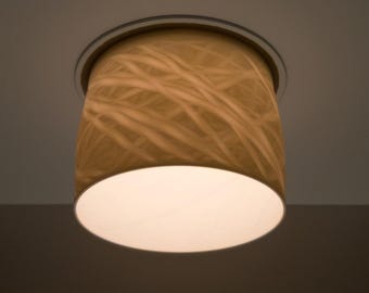 Down Light Shade - Yarn Close - Diffuse Glare with Removable Recessed Lighting Shade