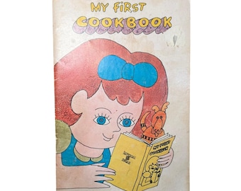 Vintage 1972 Imperial Sugar My First Cookbook Kids Recipe Book