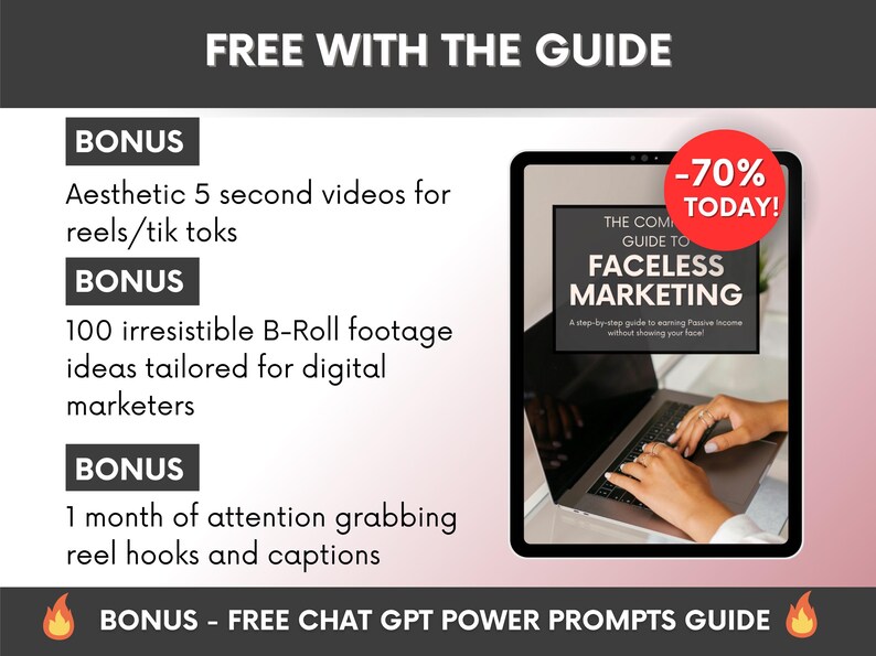 The Complete Guide To Faceless Digital Marketing Ebook with PLR and MRR, Learn and Resell Done-For-You Faceless Marketing Course image 4