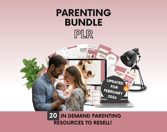 Parenting Bundle with Master Resell Rights, DFY Ebook Kids Bundle, Parenting Ebook PLR, Kids Activities Book, Kids Educational Resources