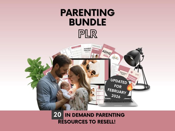 Parenting Bundle with Master Resell Rights, DFY Ebook Kids Bundle, Parenting Ebook PLR, Kids Activities Book, Kids Educational Resources