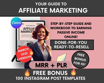 Your Guide To Affiliate Marketing with Master-Resell-Rights, Affiliate Marketing Ebook With PLR, DFY Digital Marketing Guide Ready-to-Resell