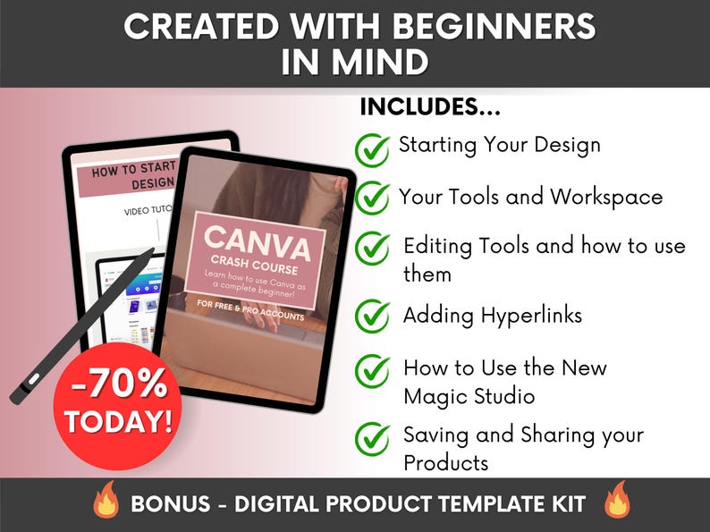 Ultimate Canva Crash Course With Master-resell-rights, DFY Step-by-step ...