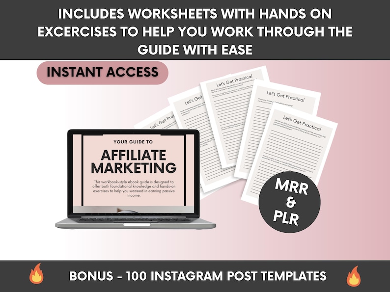 Your Guide to Affiliate Marketing Ebook with PLR & MRR, Affiliate Marketing MRR Guide, Done-For-You Digital Marketing Guide image 4