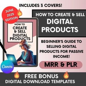 Anleitung zum Erstellen und Verkaufen digitaler Produkte für Anfänger mit MRR und PLR, DFY Digital Marketing Ebook, Done For You Ebook zum Weiterverkauf