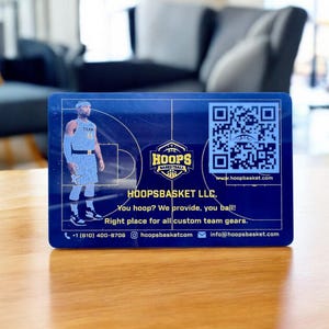 Personalisierte Basketball Platz Visitenkarten - Personalisierbar Trainer & Team Name - Einzigartiges Design (100-500-1000) Karten für Trainer
