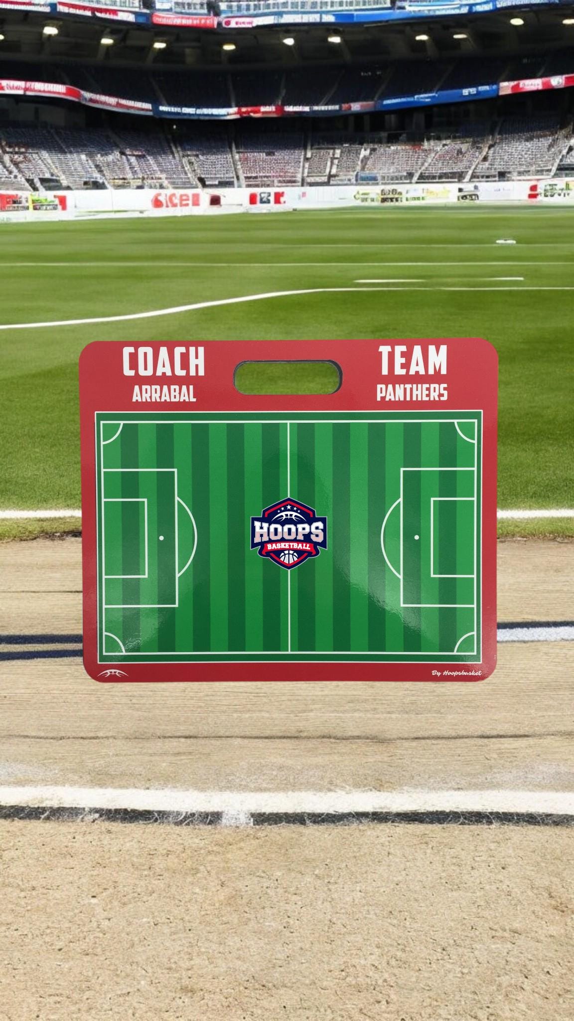 Lavagna Magnetica Per Hockey Merco - 45x30cm, Con Stampo Campo Da Gioco, Per Allenatori - Foto 8