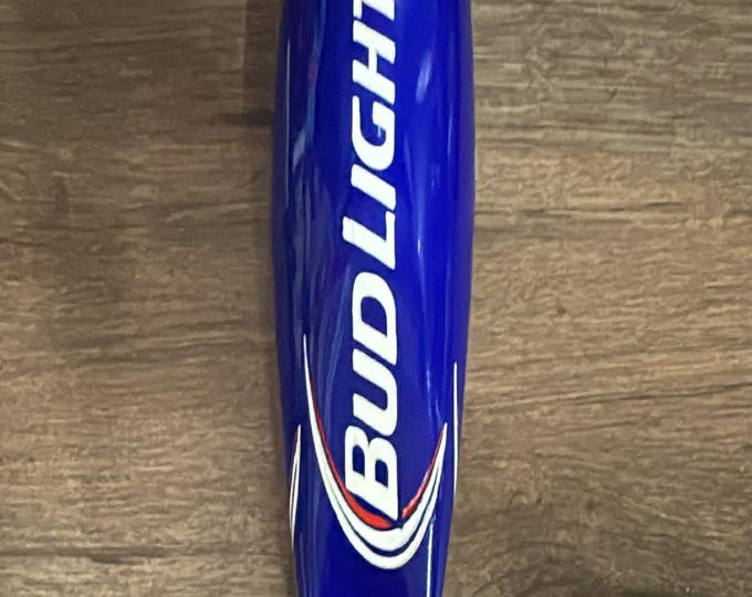 Used Bud Light Beer Tap Handle - Classic Bar Memorabilia