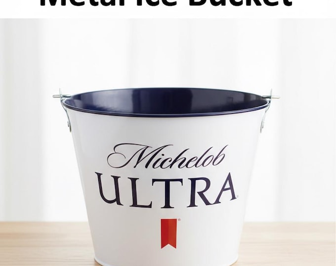 Michelob Ultra Superior Light Beer Ice Bucket | Official Bar Bucket | Rare Beer Promo | Mancave Bar Decor