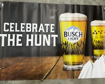 NEW Busch / Busch Lite Hunting - Celebrate the hunt 2x3ft Banner