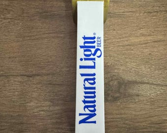 Natural Light Beer Tap Handle | 10.8” Bar Tap | Man Cave Draft Keg Handle | Home Bar Decor | Beer Lover Gift | Natty Light Collectible