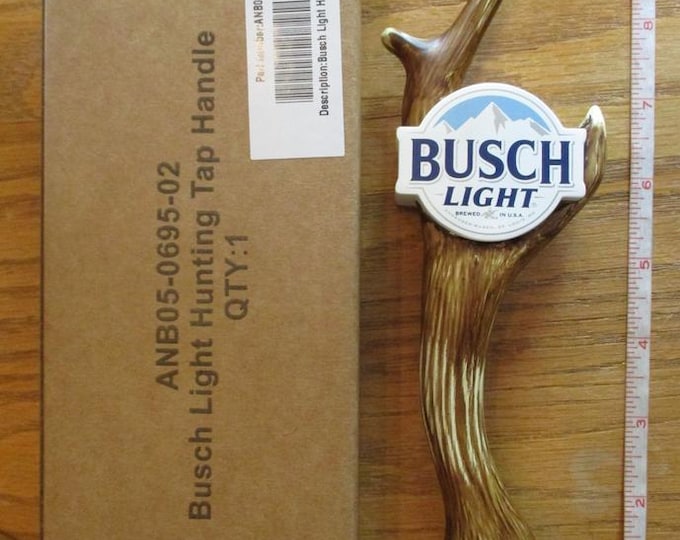 Busch Light Antler Tap Handle 9.2 Inch Beer Tap Handle Hunting Bar Decor mancavedecor
