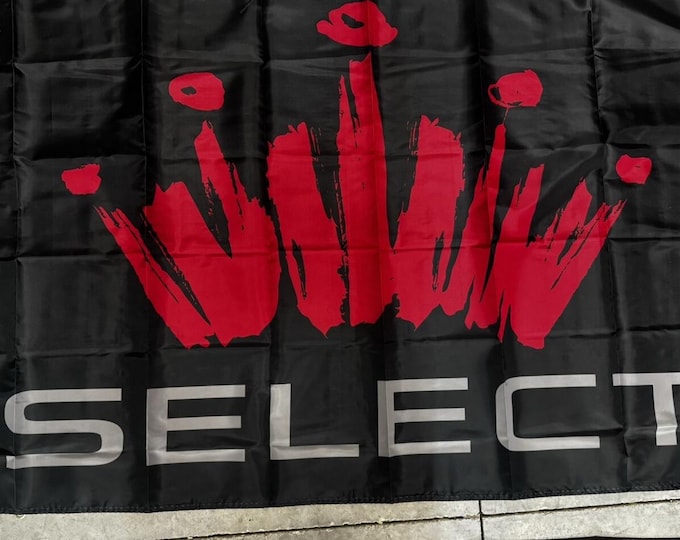 Budweiser Select Flag 3x5ft – Beer Banner with Red Crown Logo Man Cave Bar Decor