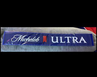 Michelob Ultra Rubber Bar Mat –  Spill Mat – New Rail Runner Style
