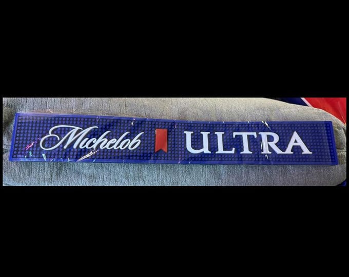 Michelob Ultra Rubber Bar Mat –  Spill Mat – New Rail Runner Style
