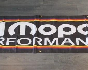 Mancave Banner Sign Racing Mopar Racing for the ulitmate Mopar fan!